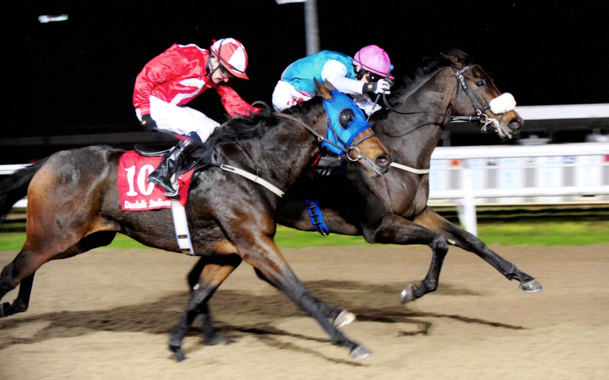 FIRST RESPONSE lands his maiden in the hands of Colin Keane over 8f at Dundalk, 2nd November 2018